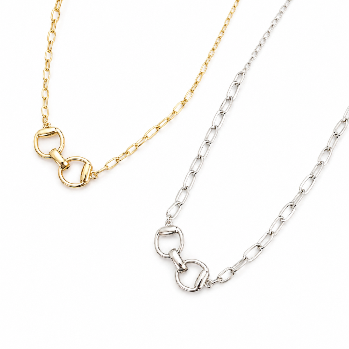 Equestrian Pendant Chain Necklace