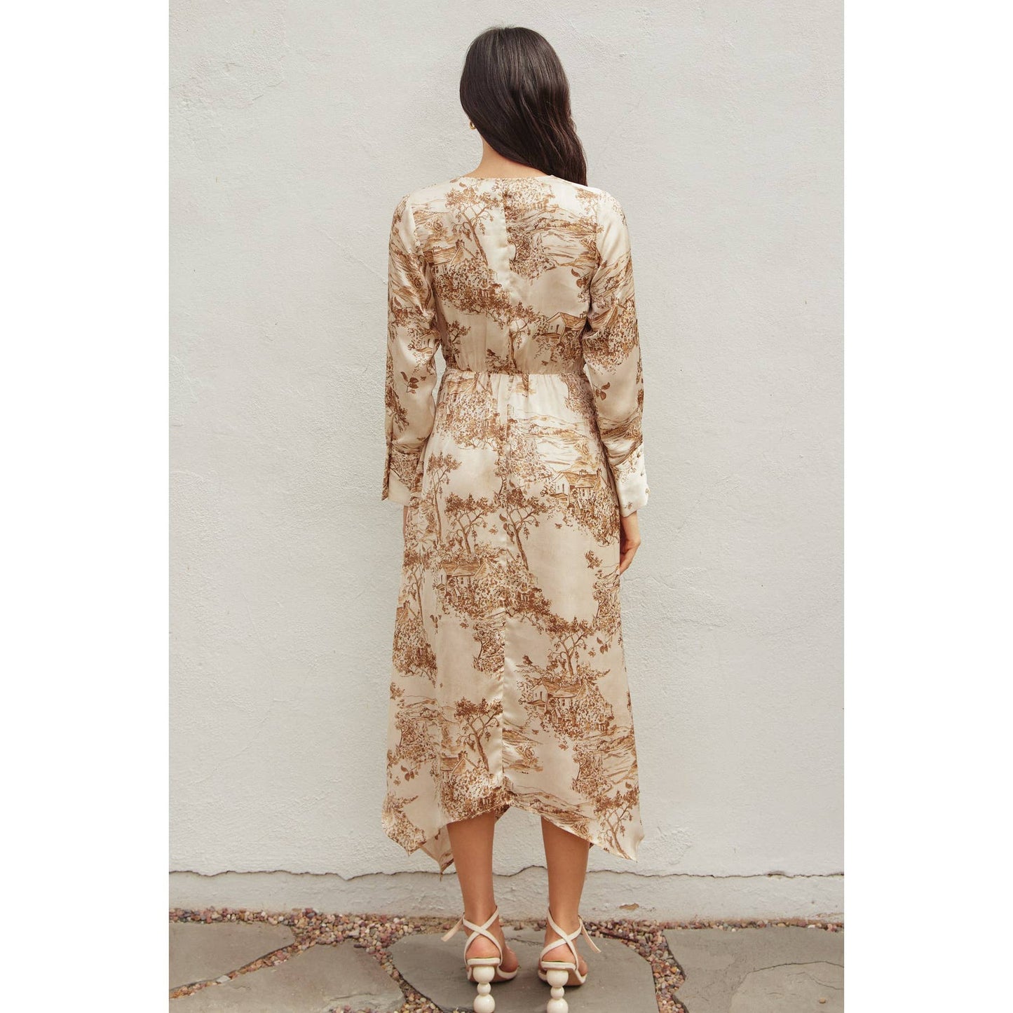 The Fontaine Twist Midi Dress