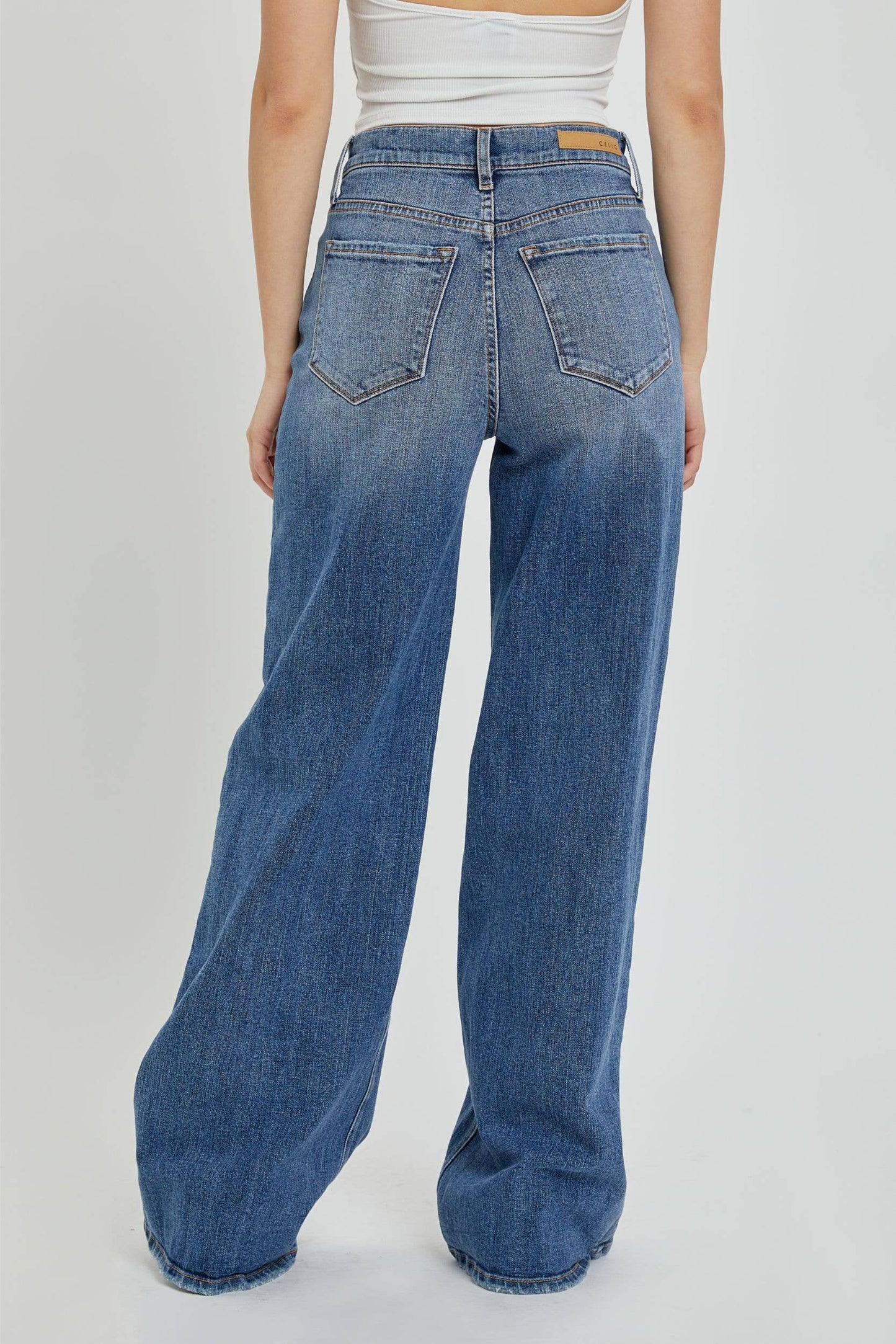Cool girl High Rise Wide Leg Jeans