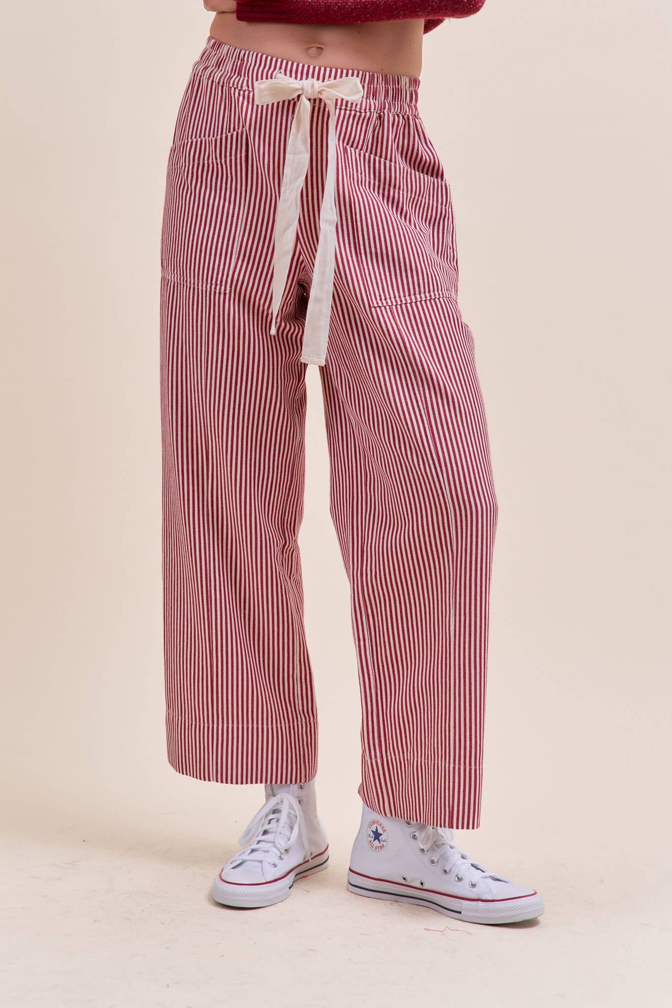 Striped Wide Leg Pants