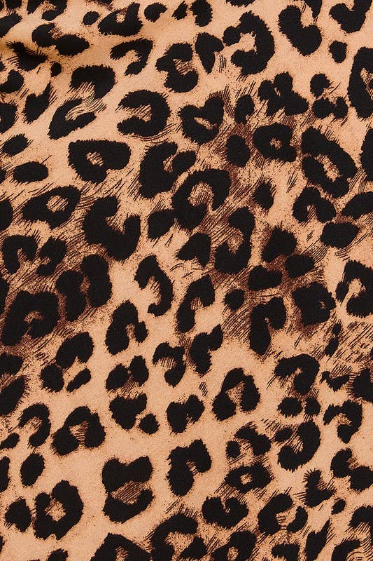 Animal Print Maxi Skirt