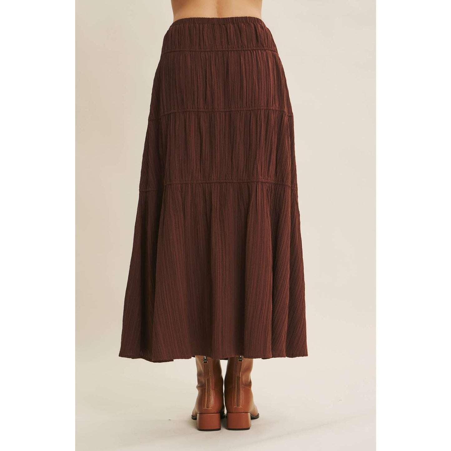 The Elowen Side Slit Bow Skirt
