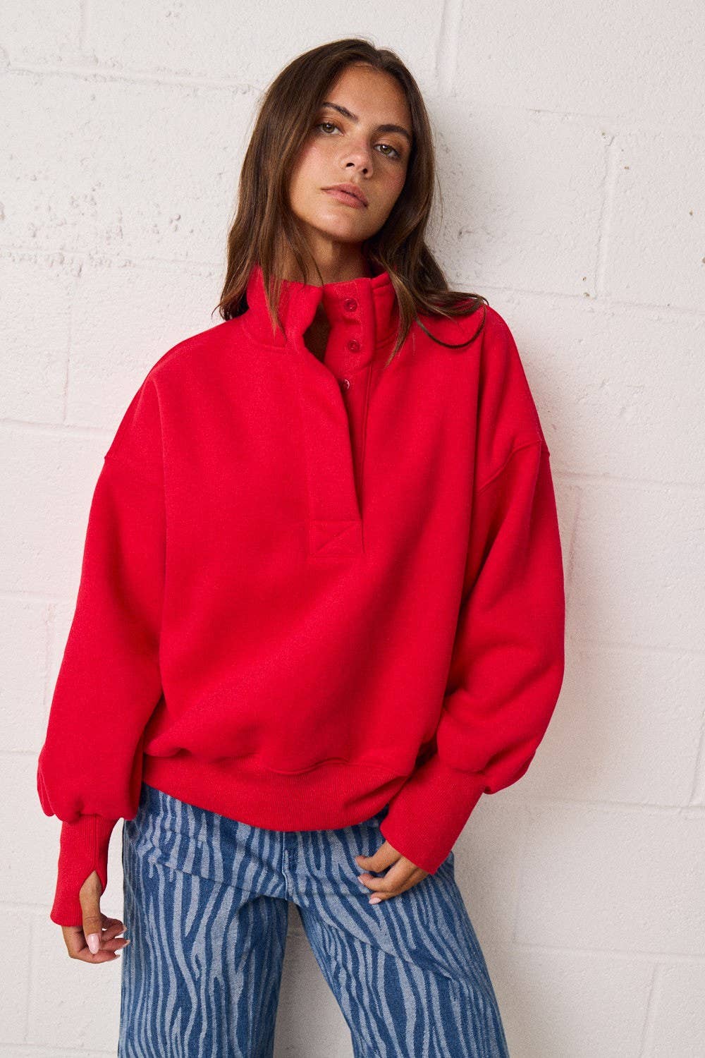 Sideline Snap Sweatshirt