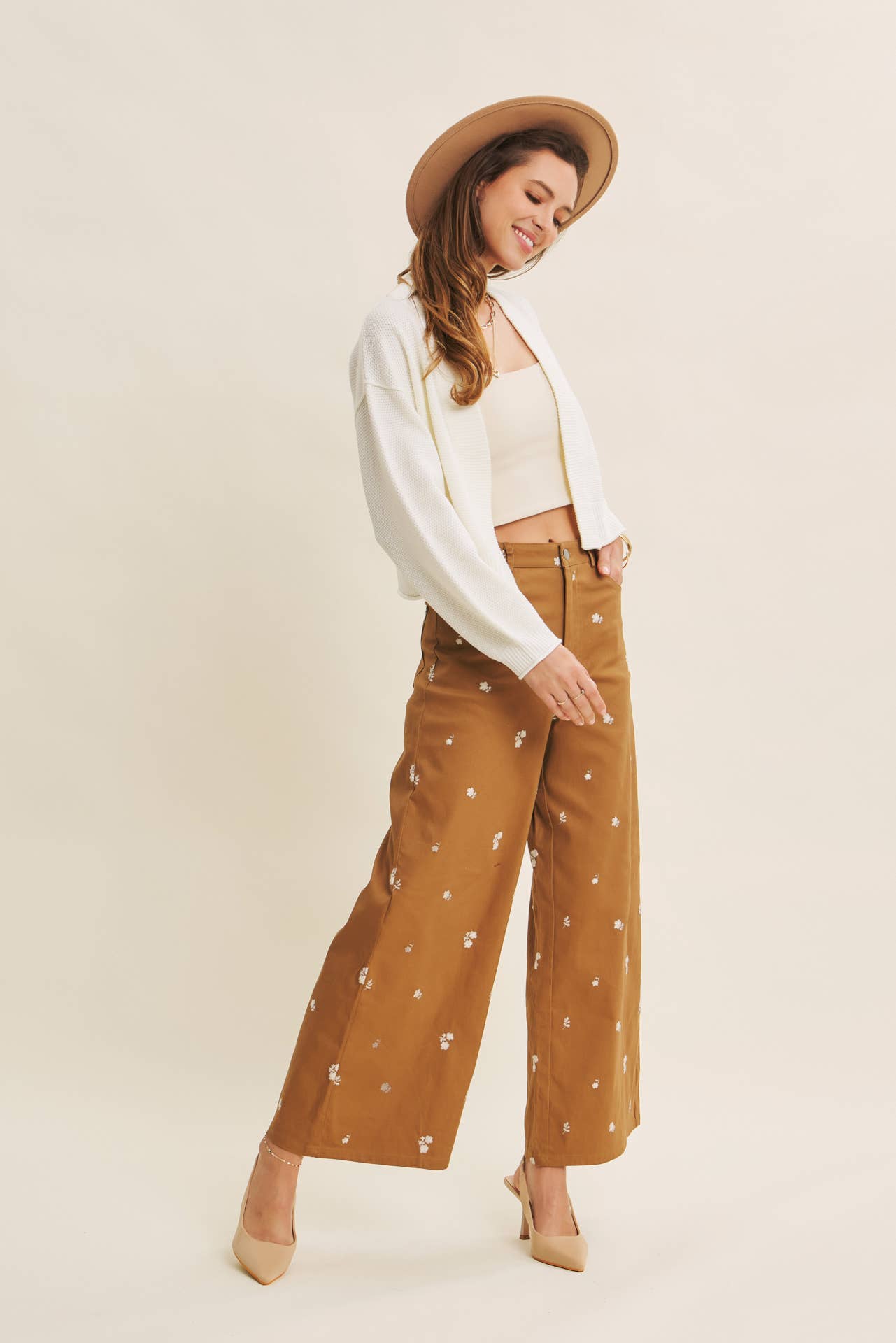 Autumn Bloom Wide Leg Pant