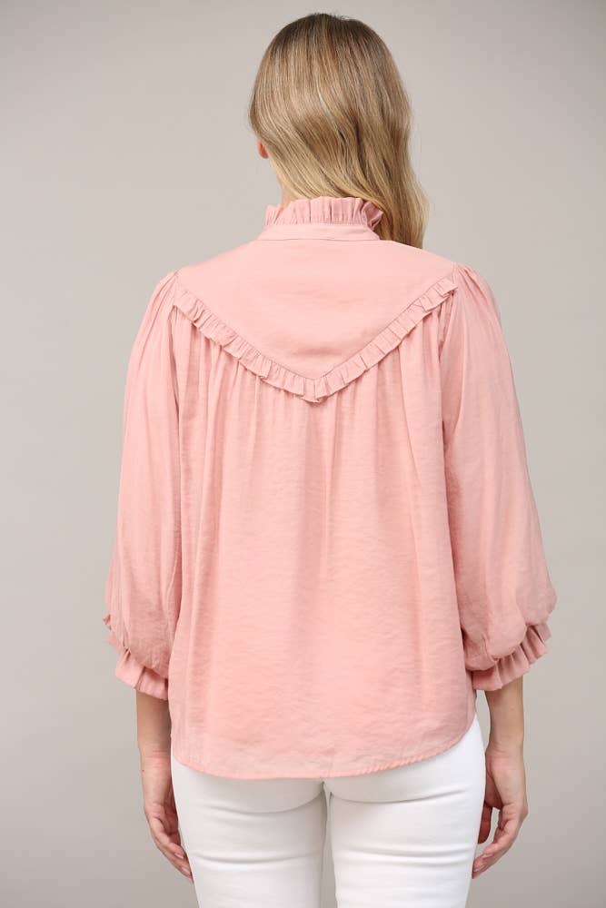 Romantic Ruffle Blouse