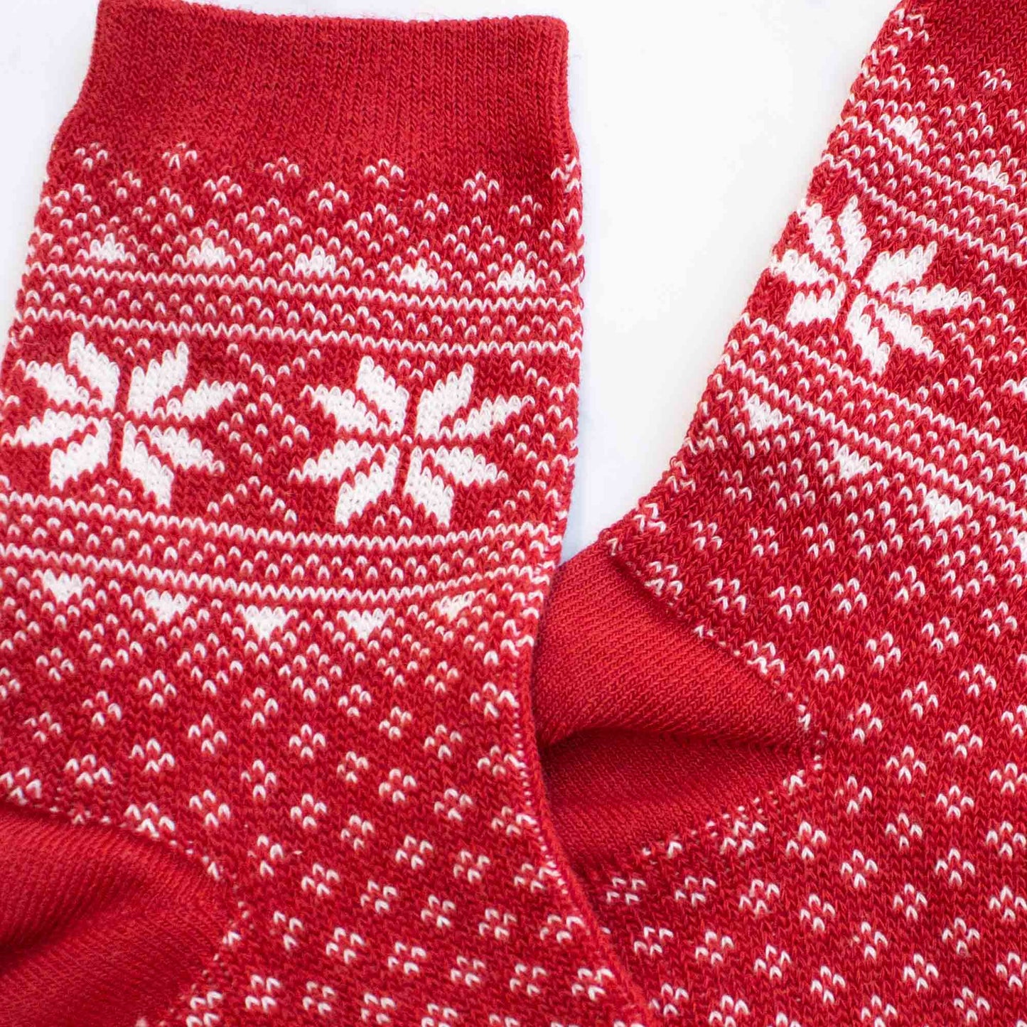 Women's Snowflake-Motif Comfort Socks - alternate product view at Vogue Villa