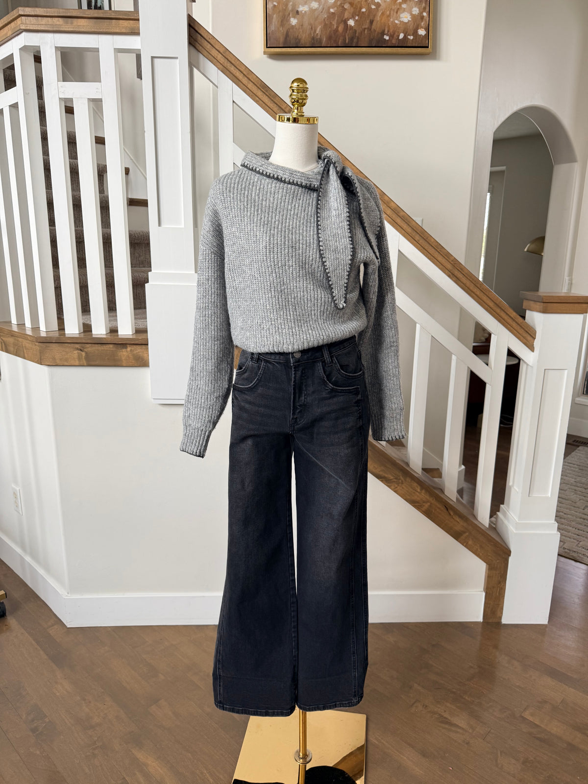 The Greer Scarf Sweater