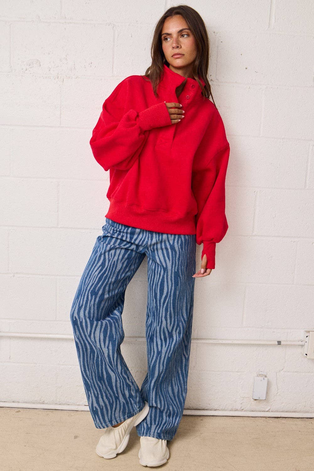 Sideline Snap Sweatshirt