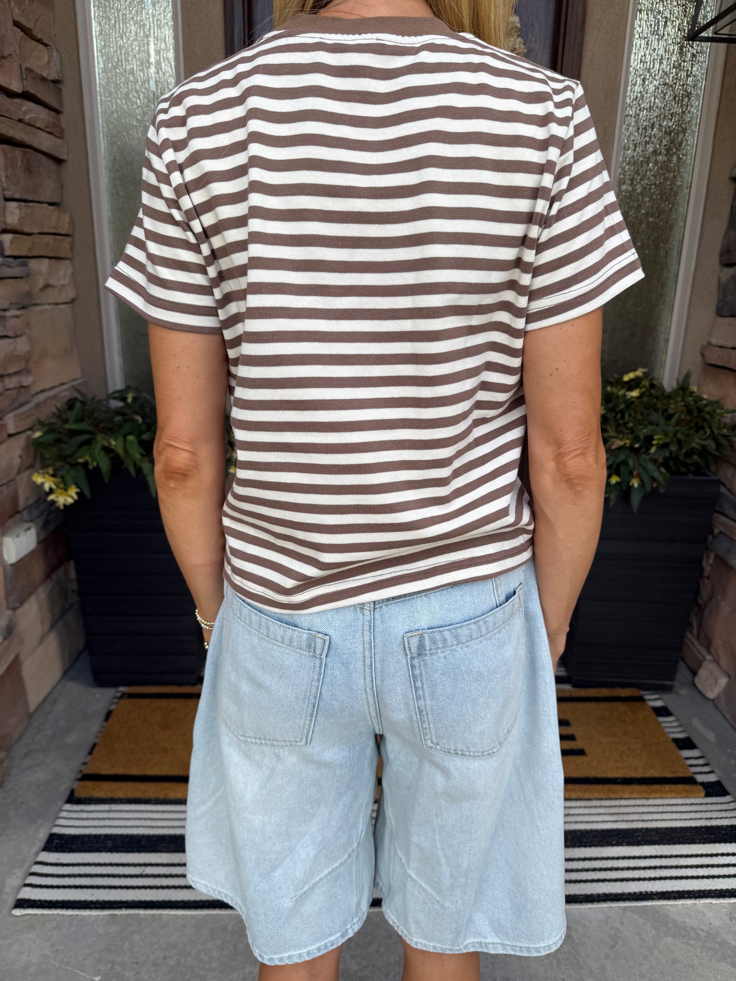 Modern Stripe Tee