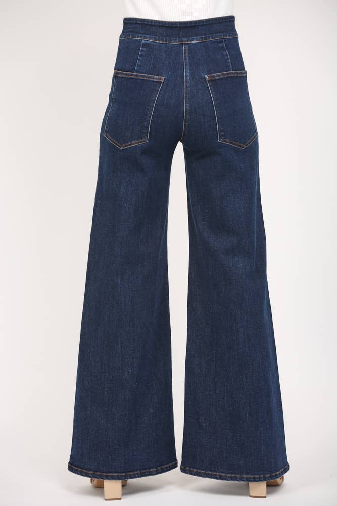 Highline Contrast Stitch Jeans