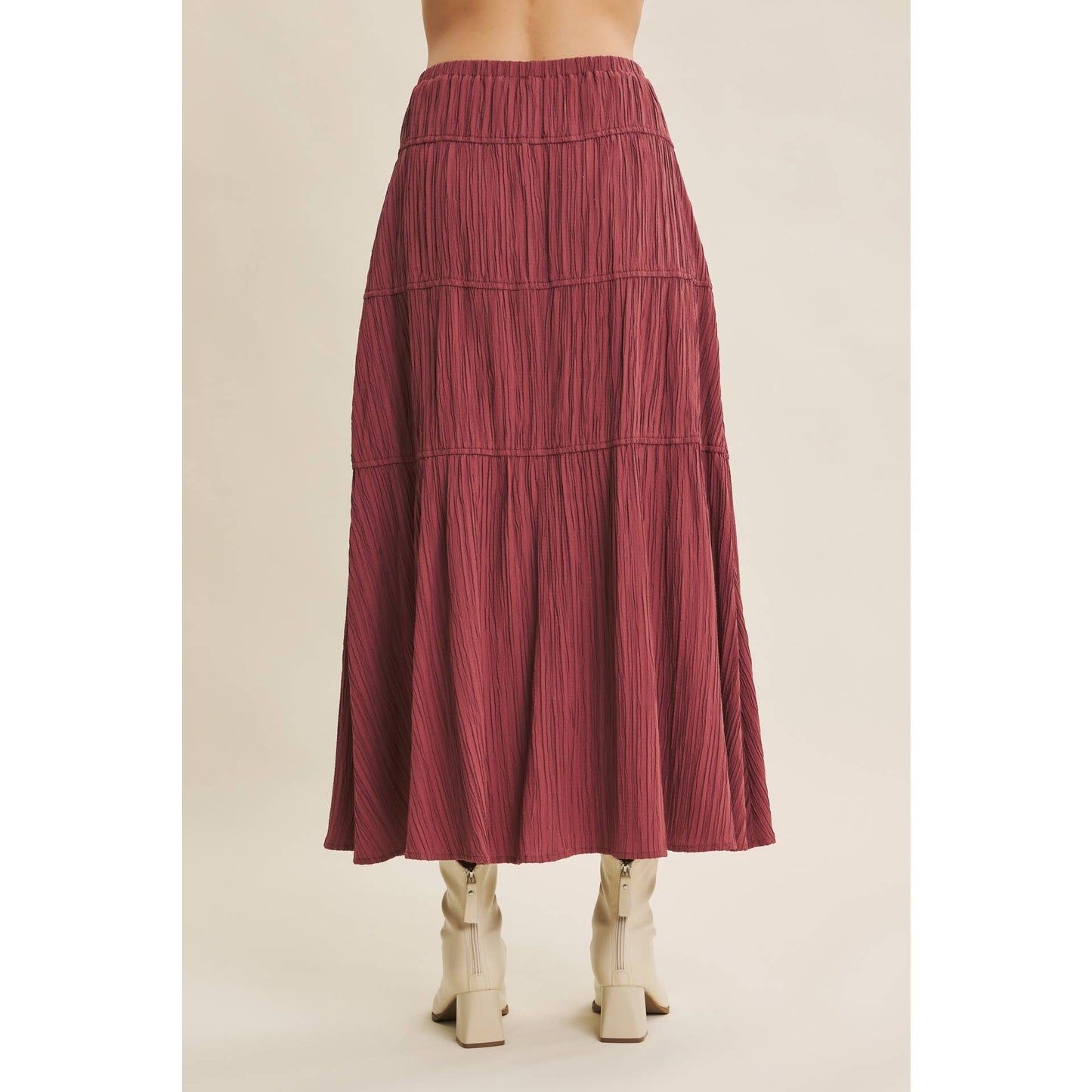The Elowen Side Slit Bow Skirt