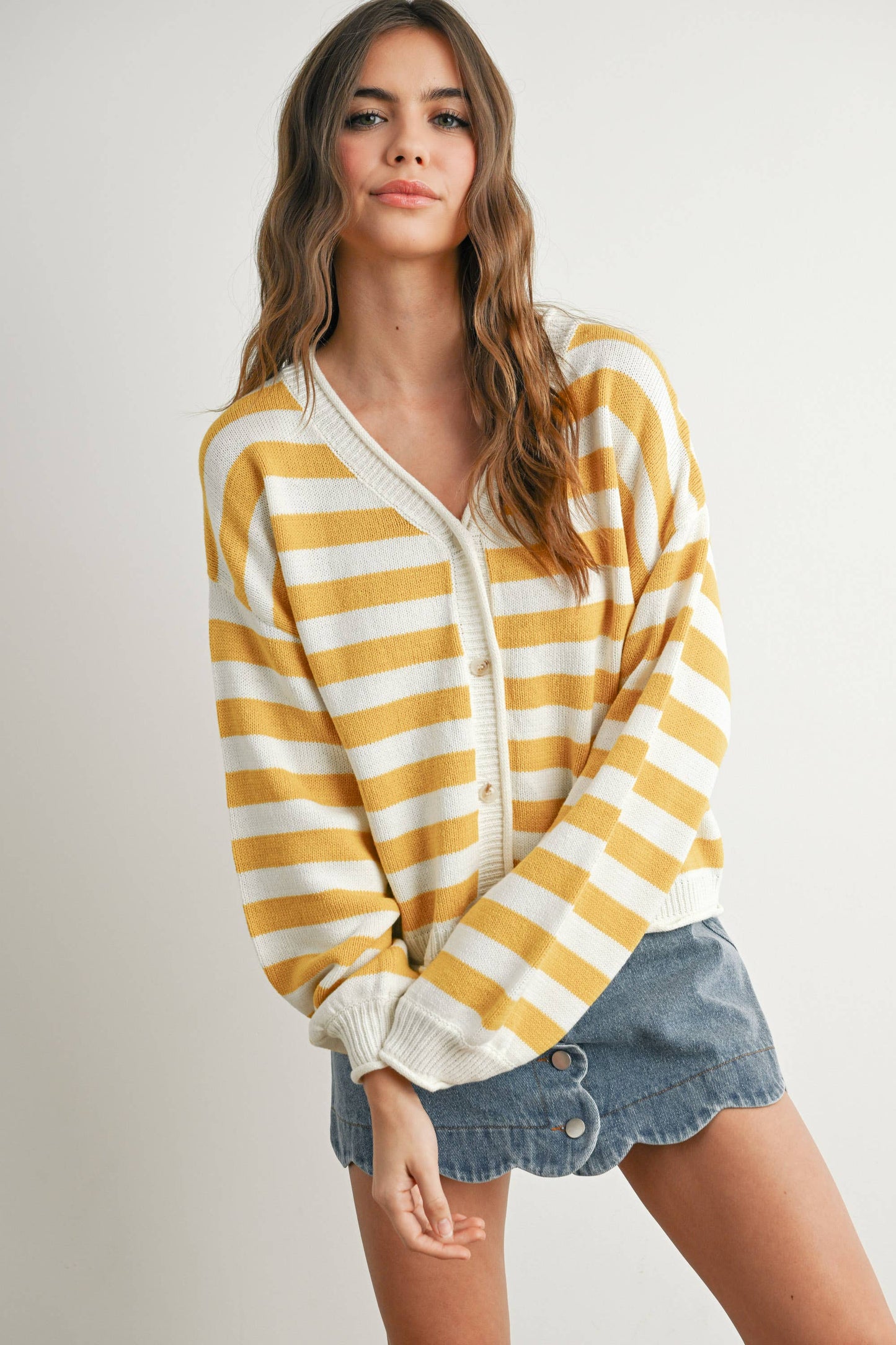 Riley Striped Cardigan