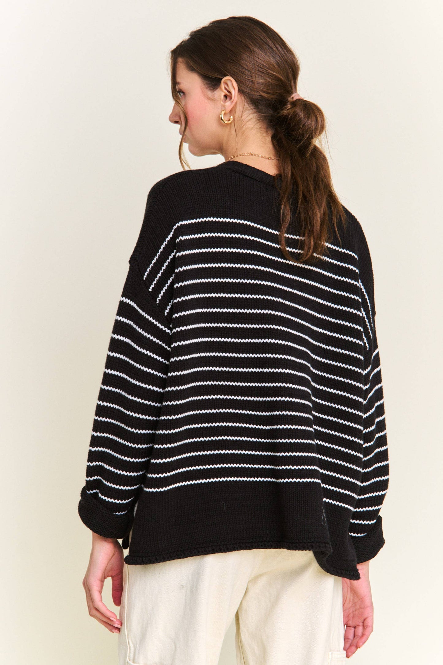Paris Striped Cardigan