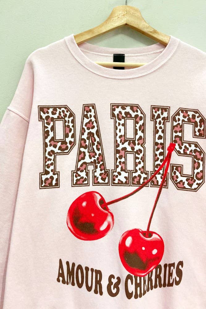 Paris Cherries Sweatshirt