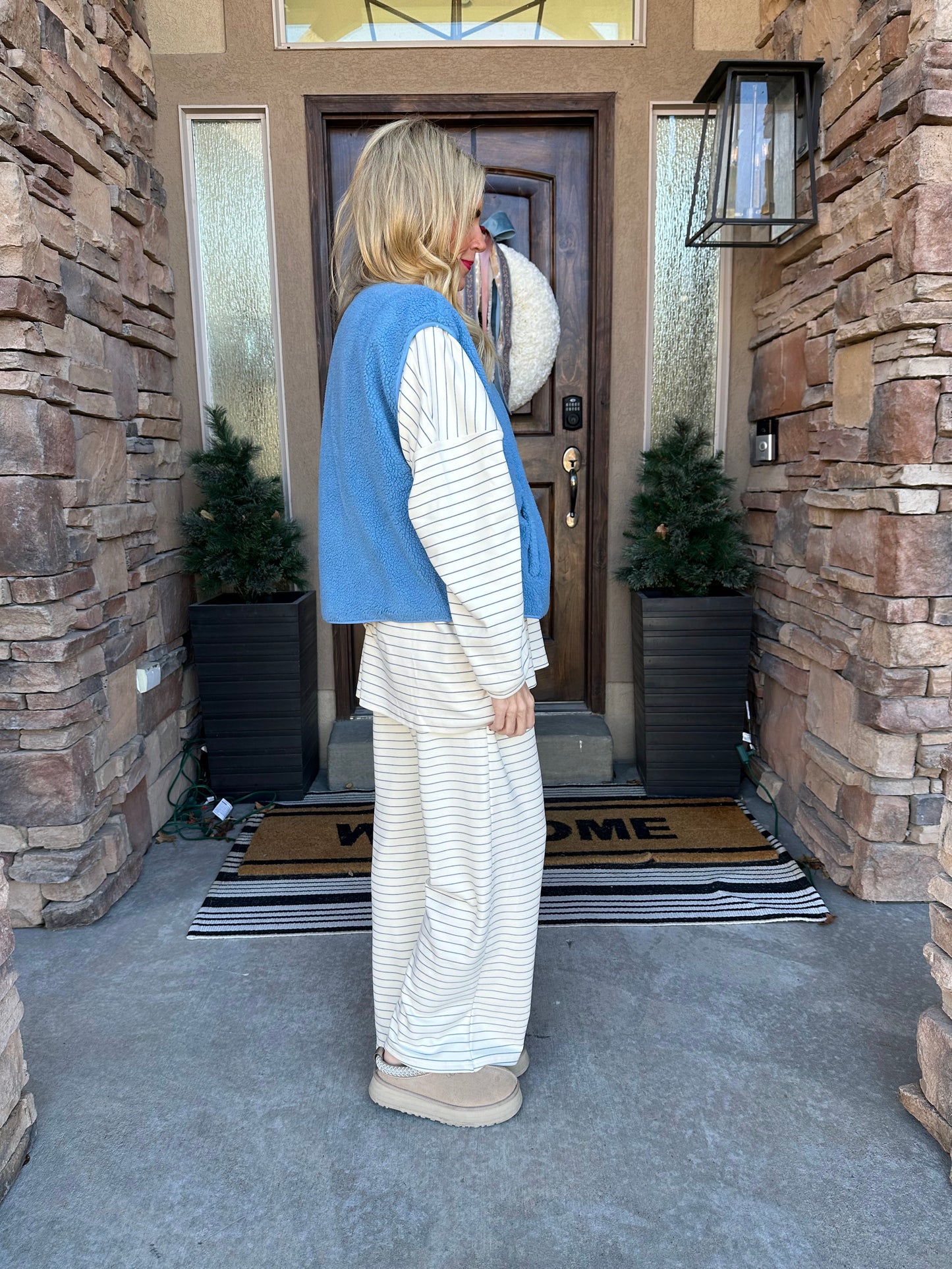 The Lucy Soft Striped Pant