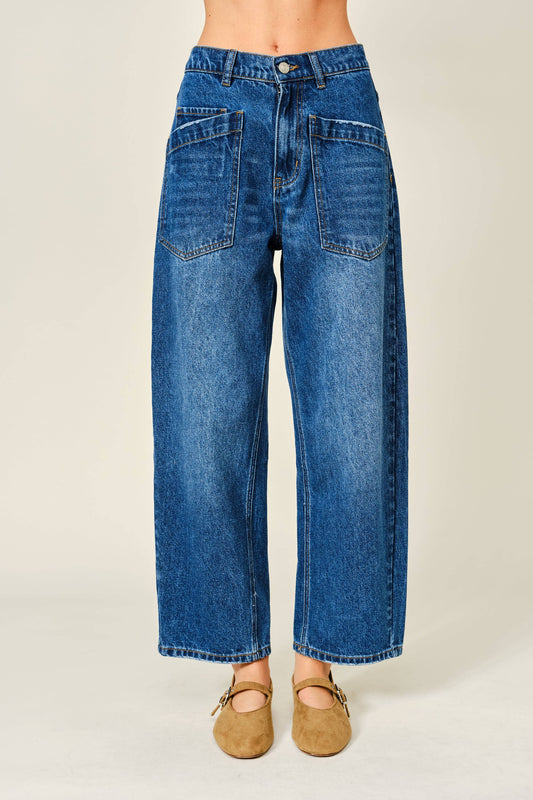 Utility Semi Barrel Jeans