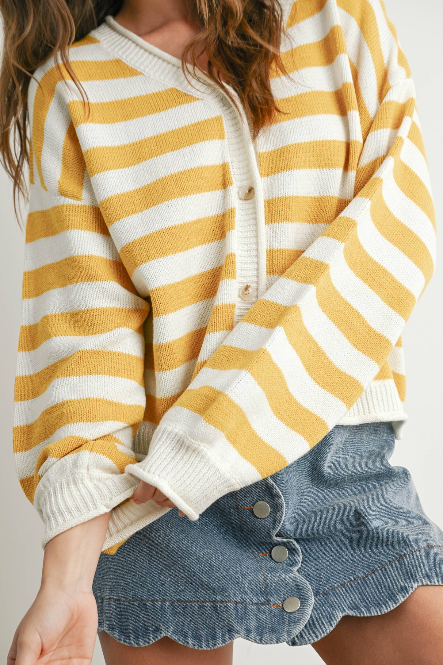 Riley Striped Cardigan