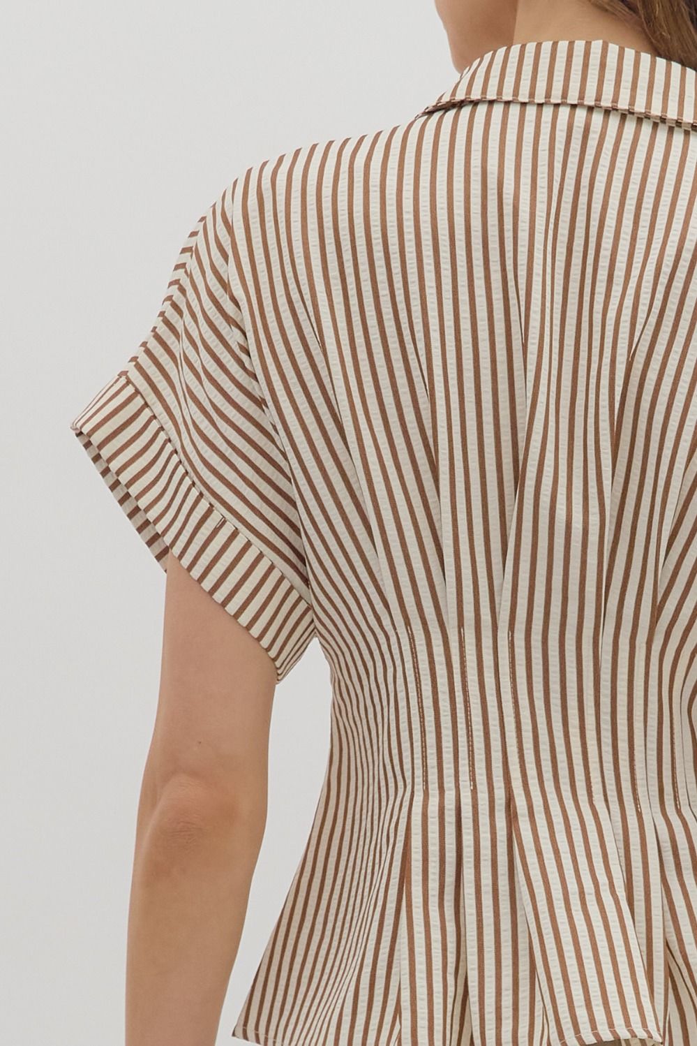 Siena Stripe Cinch Shirt