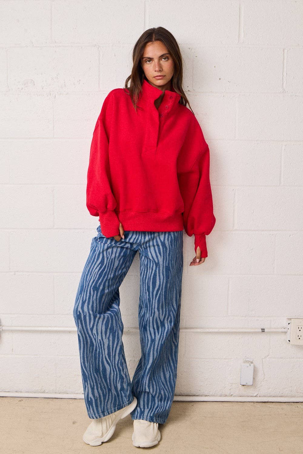 Sideline Snap Sweatshirt