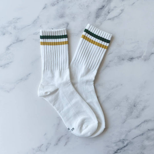 Women's Vintage Sports Casual Socks - alternate product view at Vogue Villa