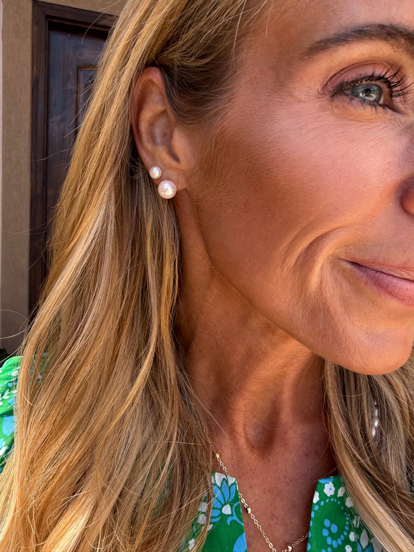Jardin Blanc Pearl Studs