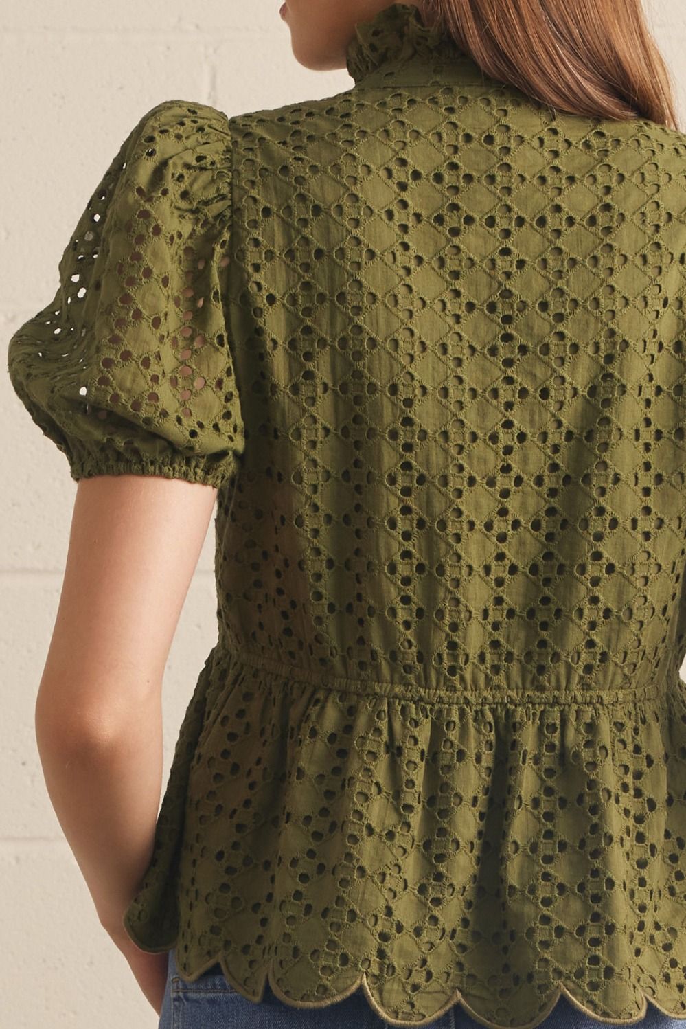 The Parker Eyelet Blouse