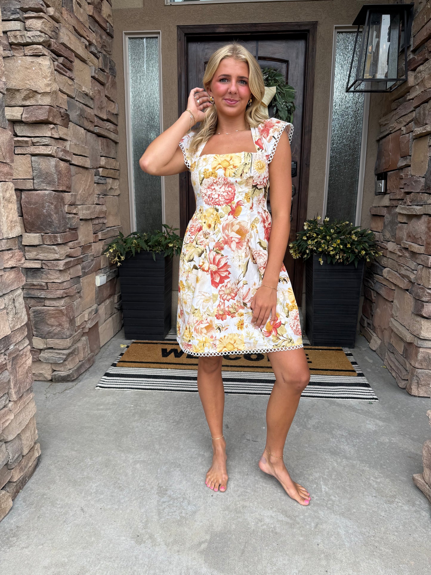Sunlit Garden Mini Dress