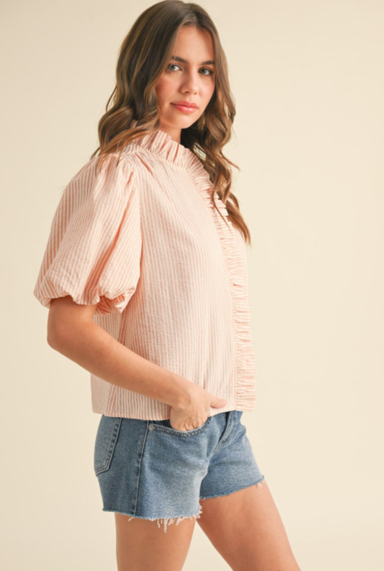 Aerin Puffed Sleeve Top