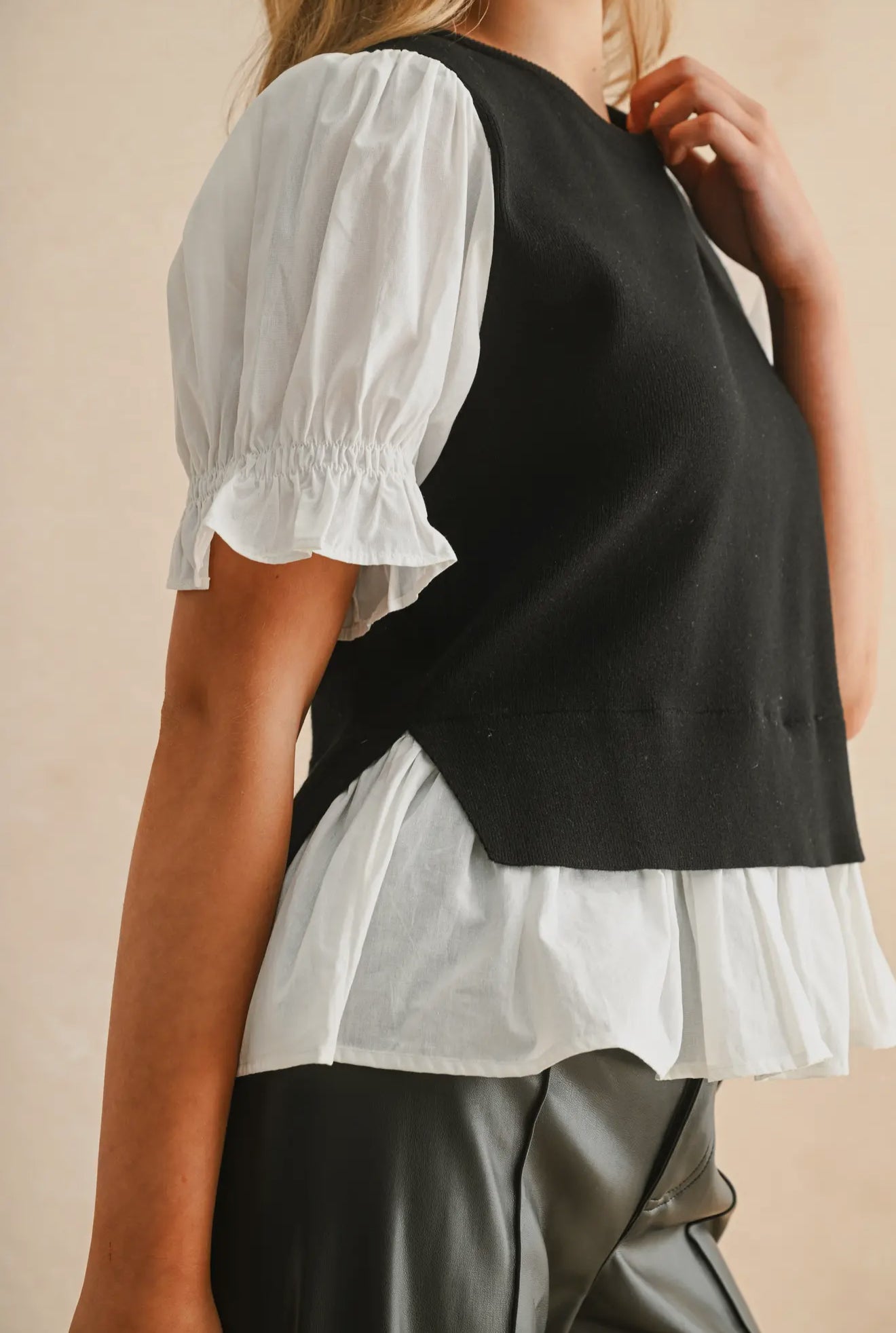 The Juliette Layered Sweater Top