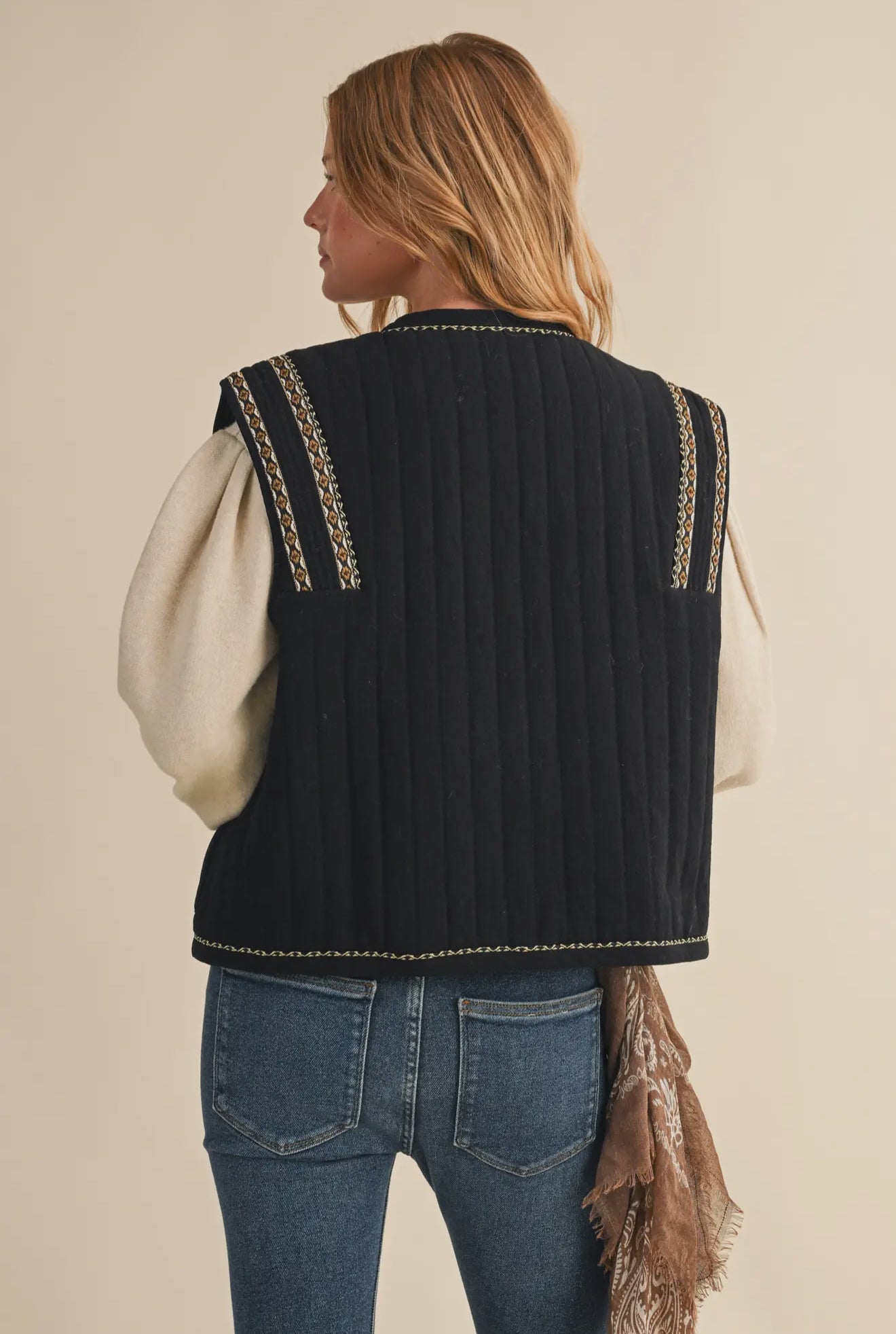 The Canyon Creek Vest - alternate product view at Vogue Villa