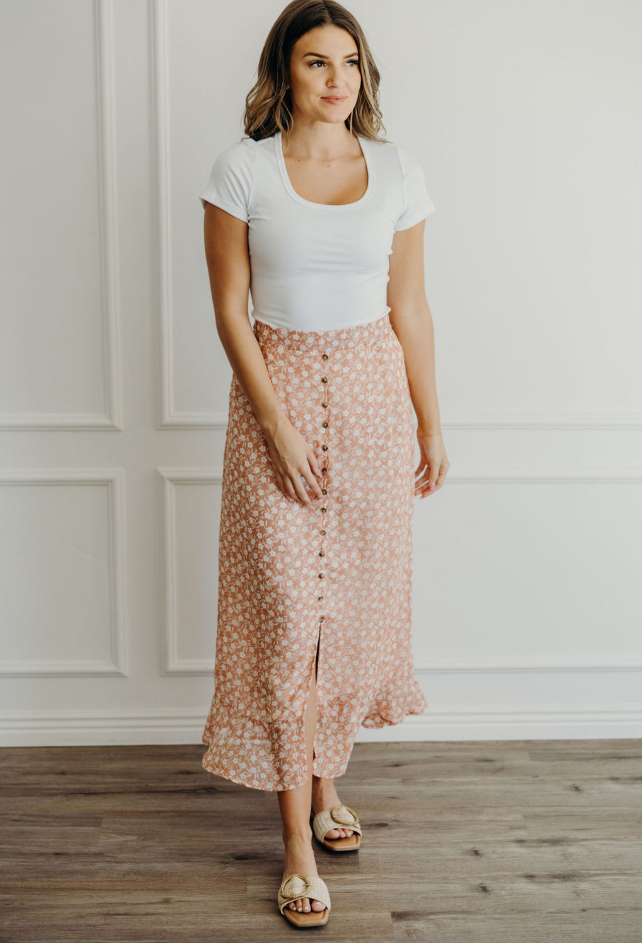 Meadow Button-Down Skirt