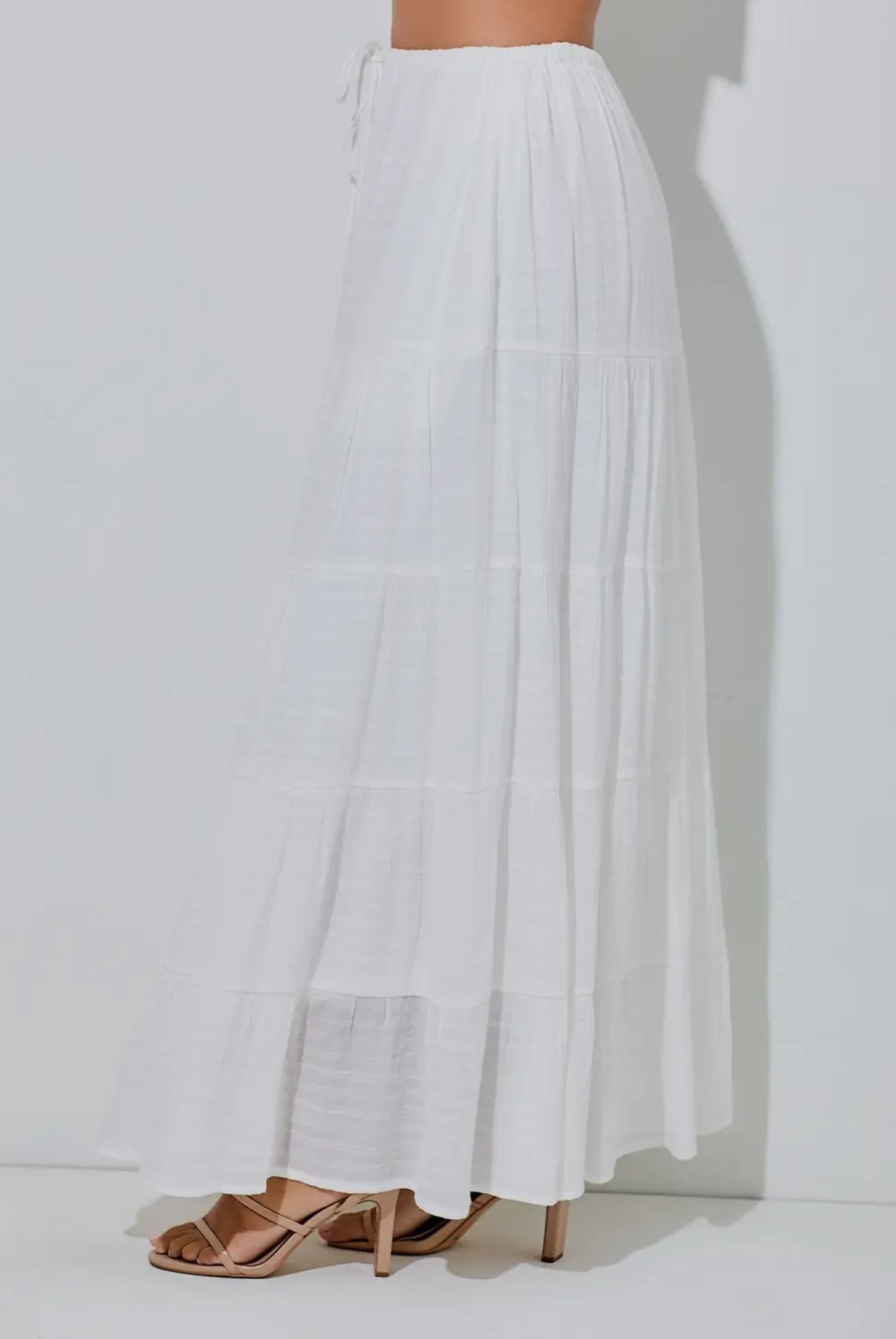 The Capri Cotton Maxi Skirt