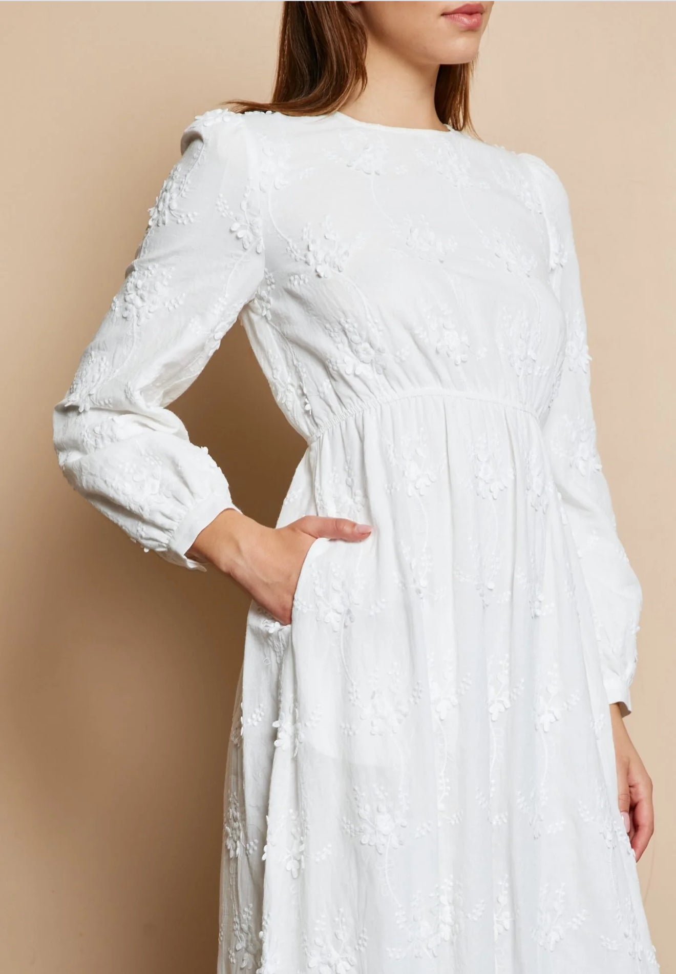Haven Embroidered Temple Dress