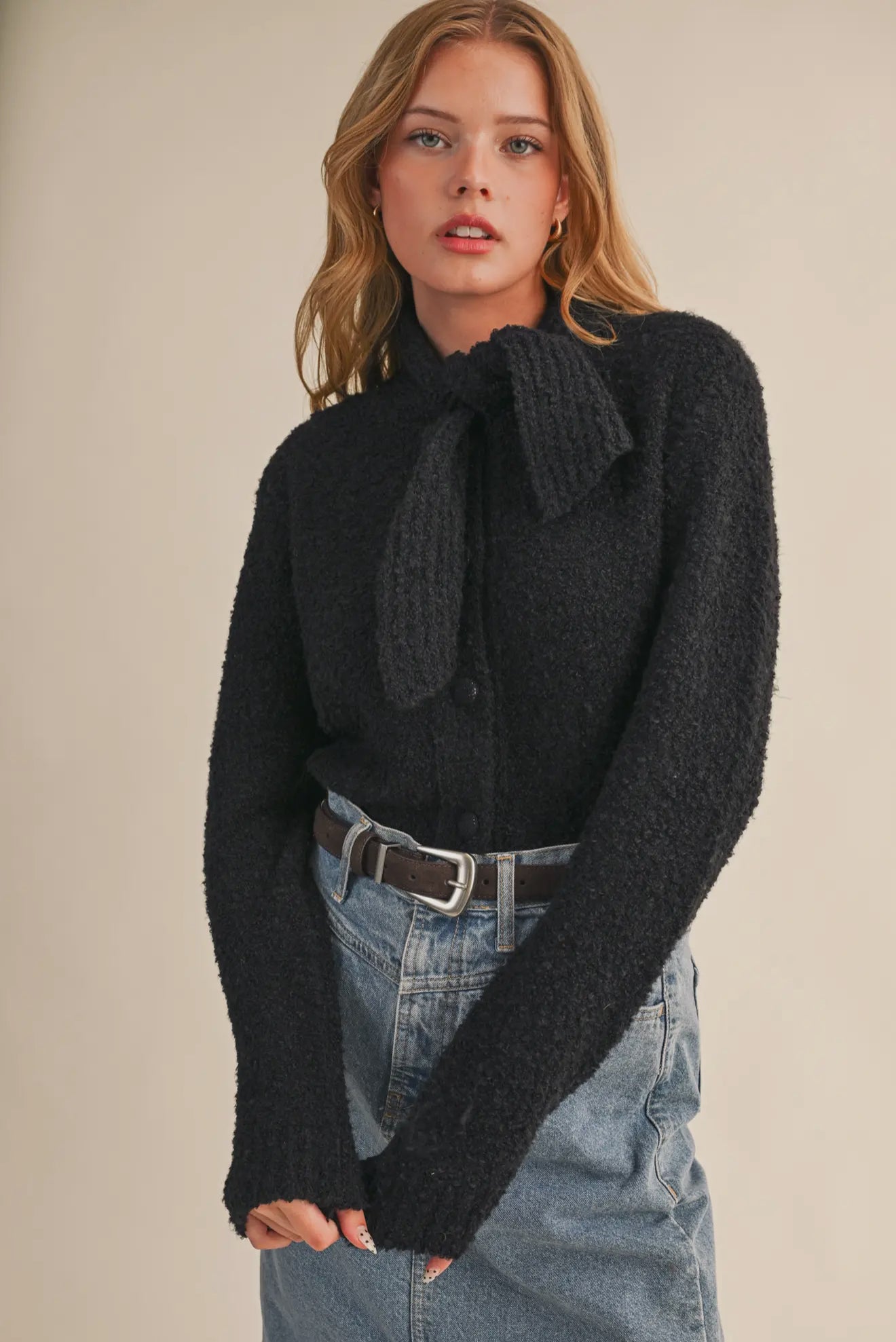 The Grace Tie-Neck Cardigan