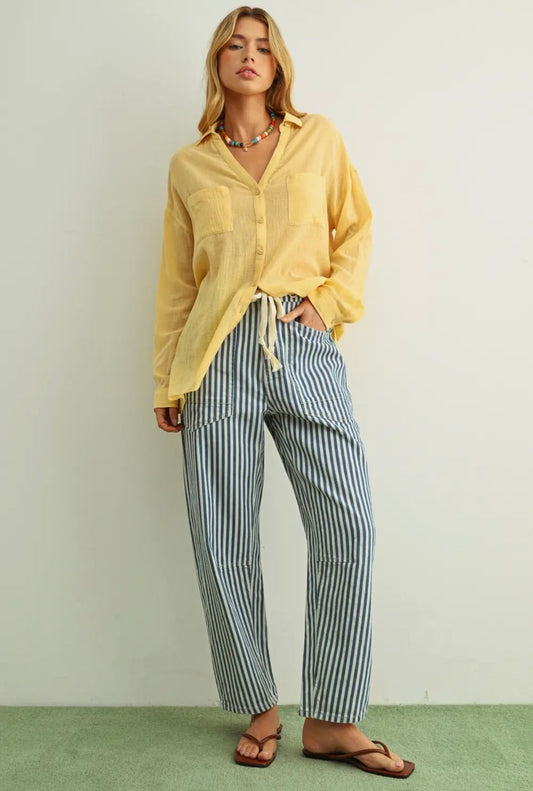 The Stripe Utility Jean