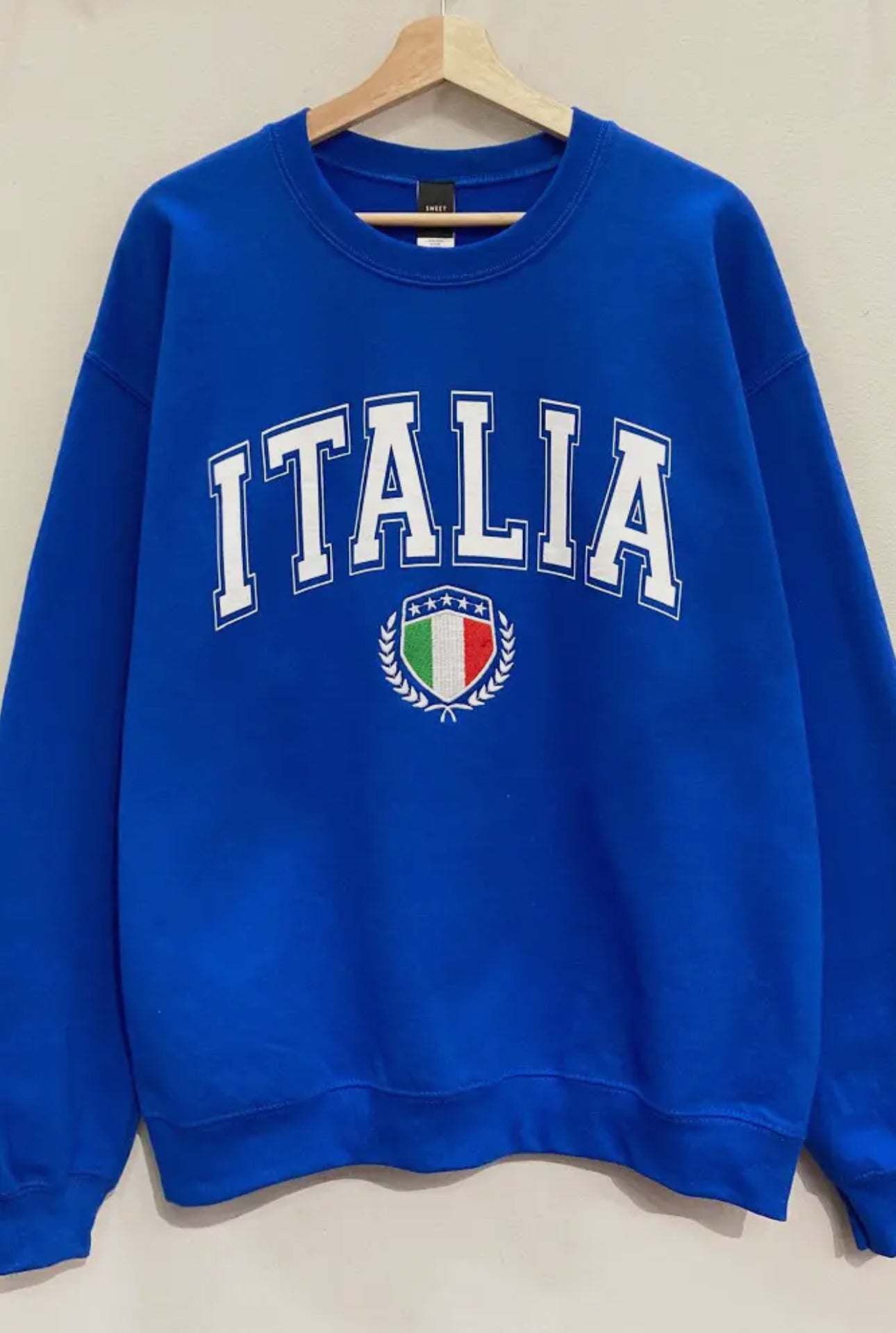 Italia Embroidered Sweatshirt