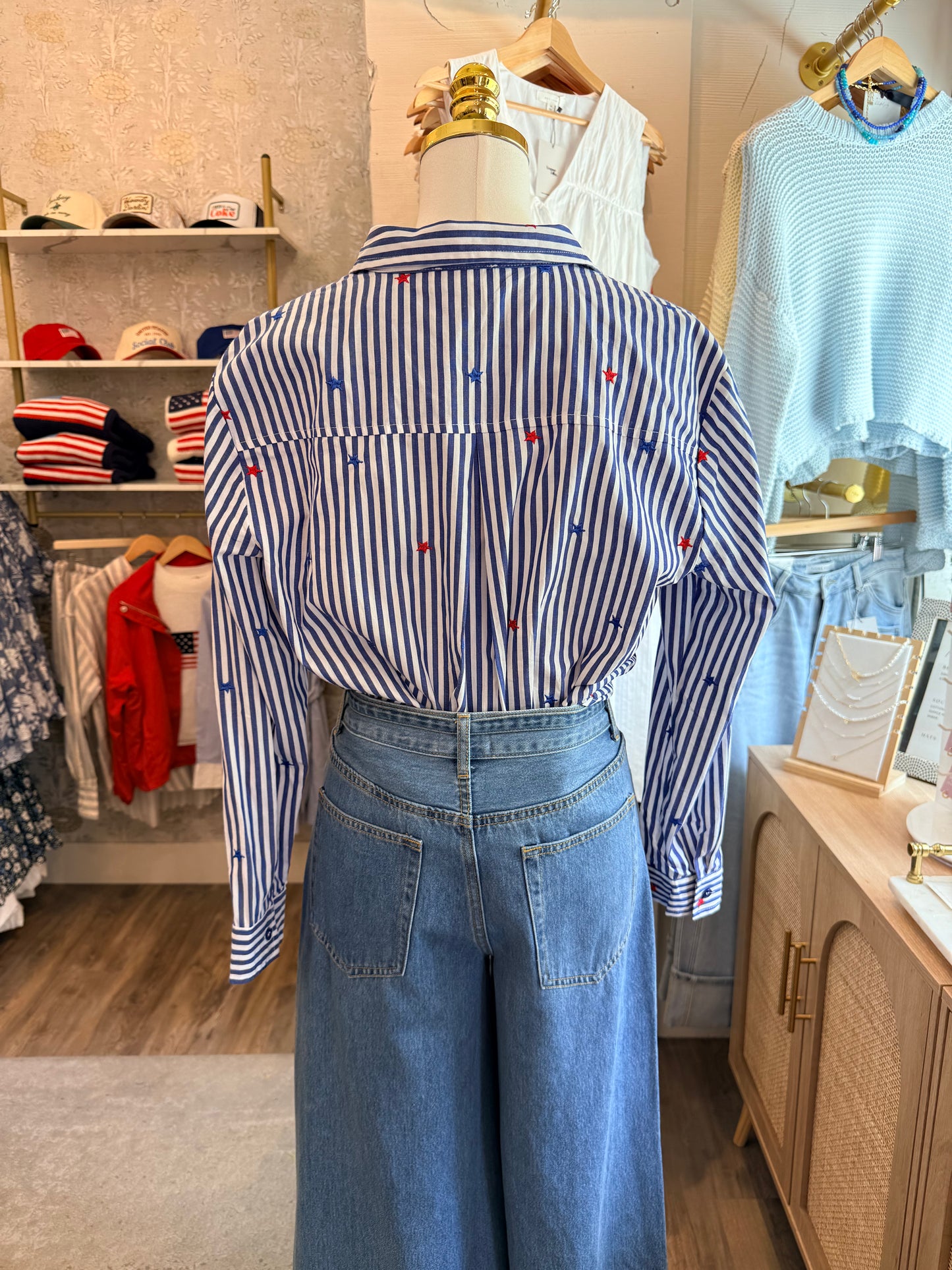 Stars & Stripes Button-Down Shirt