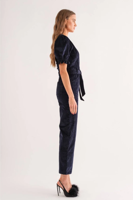 Navy Corduroy Jumpsuit