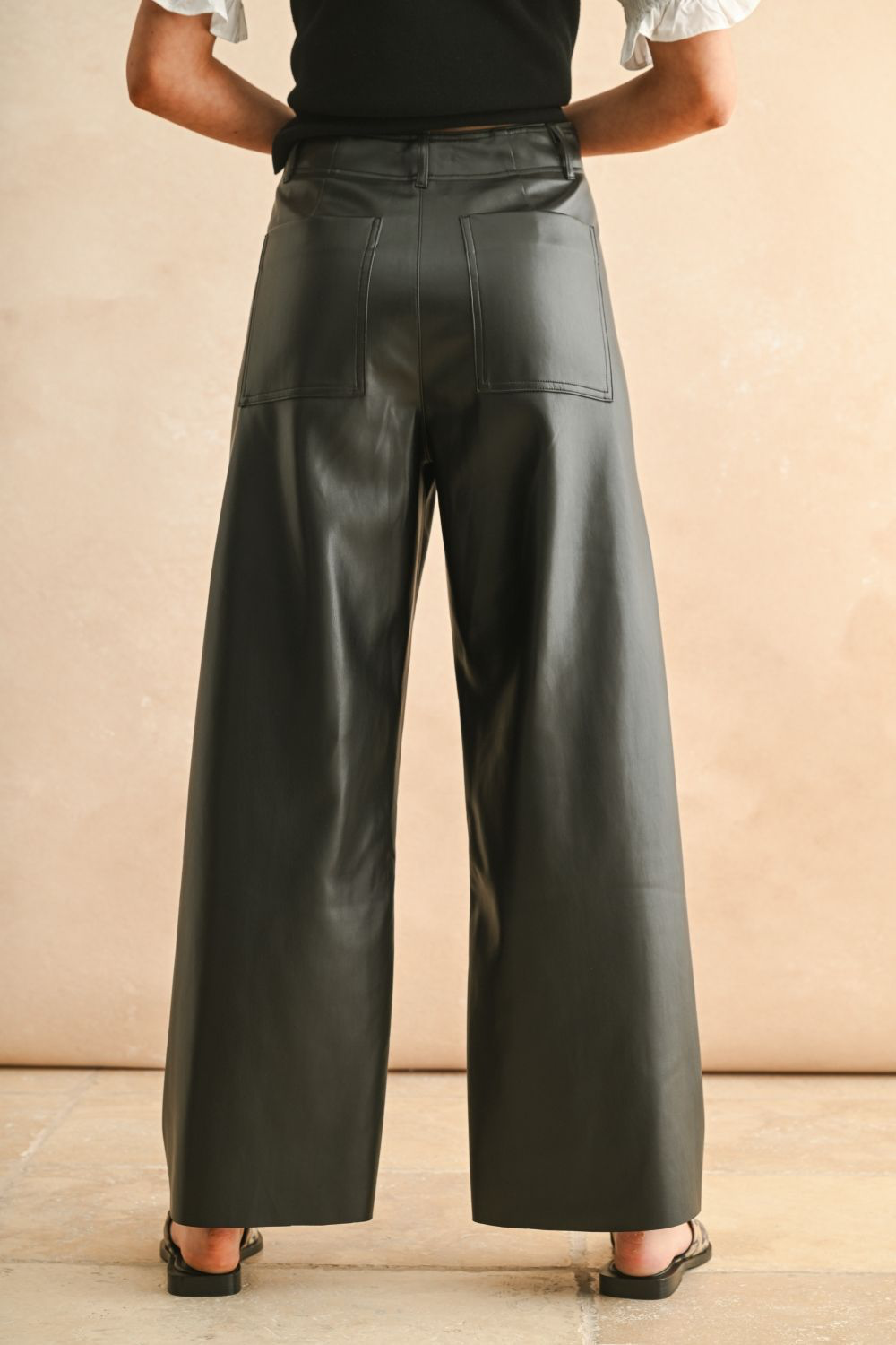 Faux Leather Pants