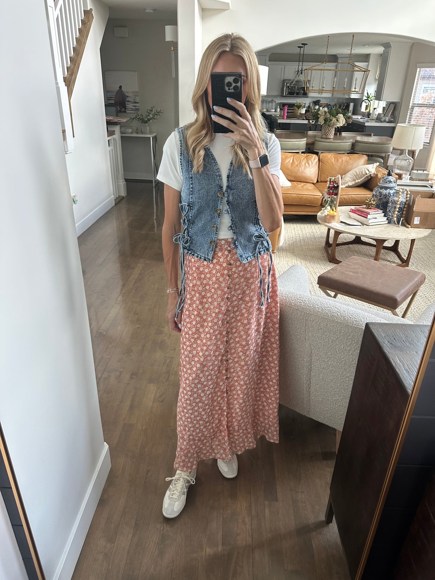 Meadow Button-Down Skirt