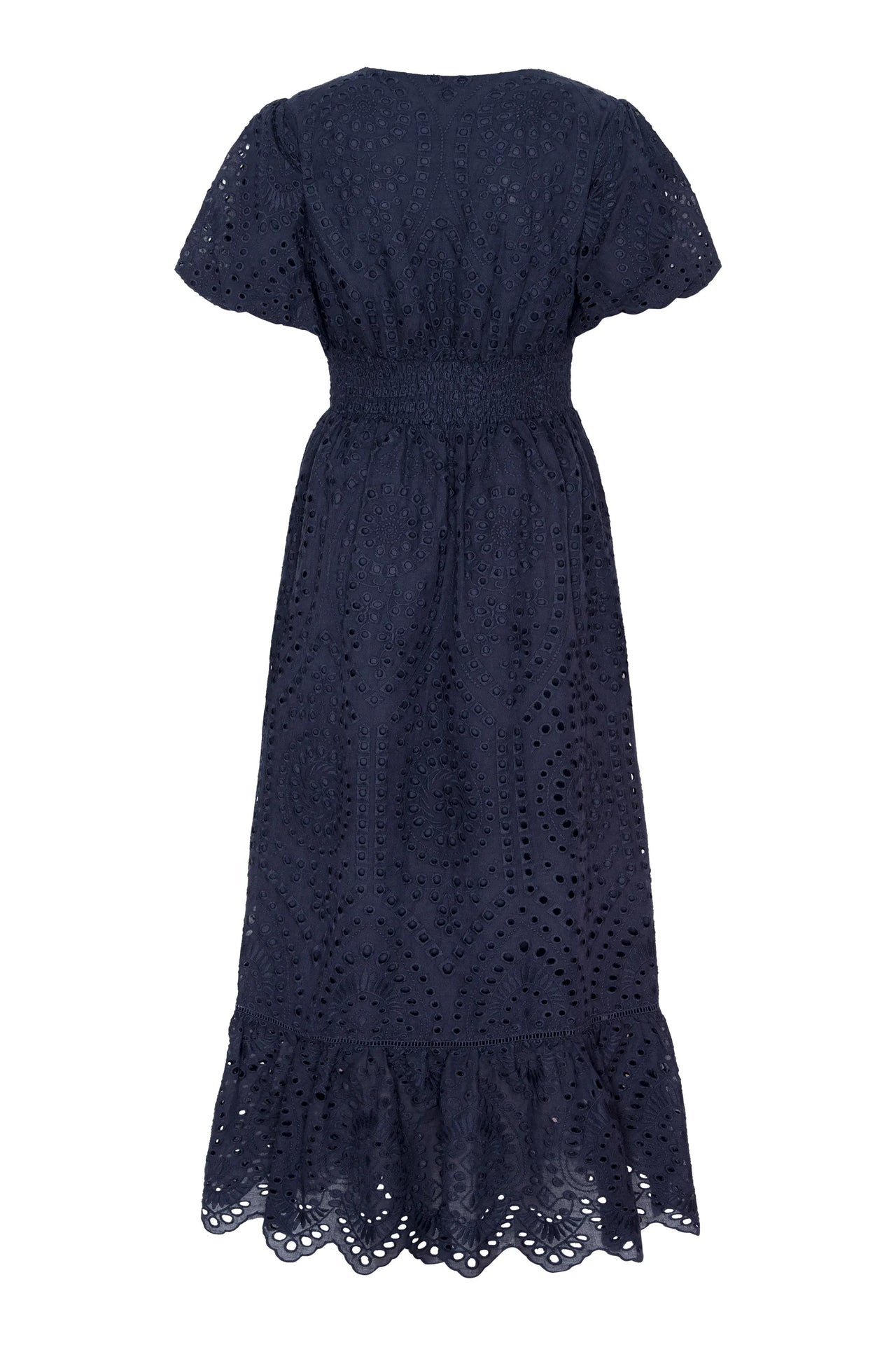 Emmy Eyelet Midi Dress