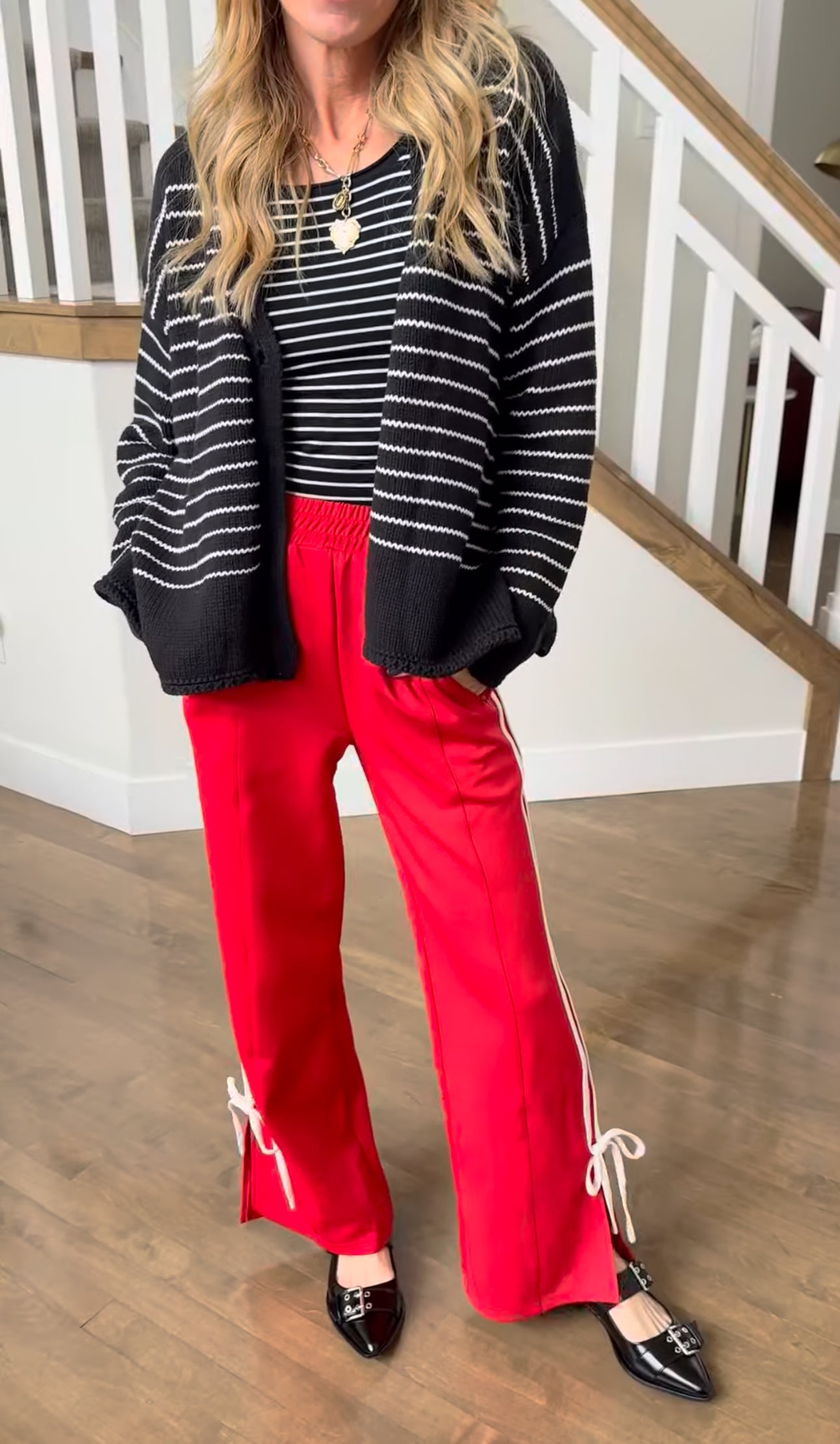 Bow Detail Track Pants