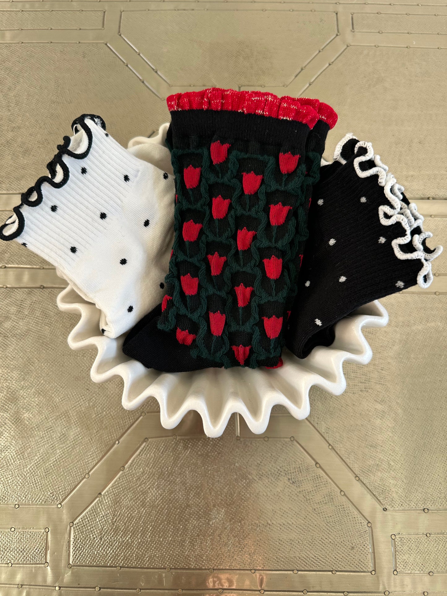 Dottie Ruffled Ankle Socks