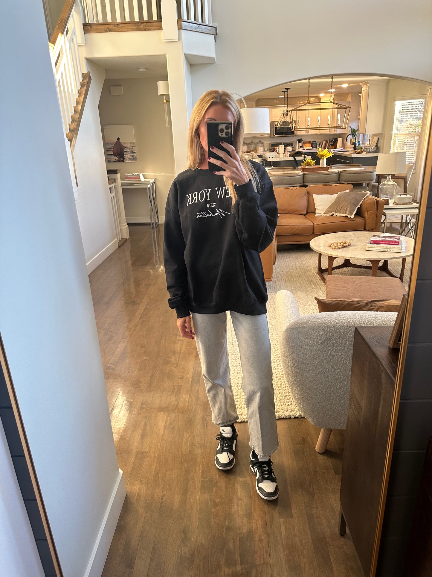 Embroidered New York Club Sweatshirt