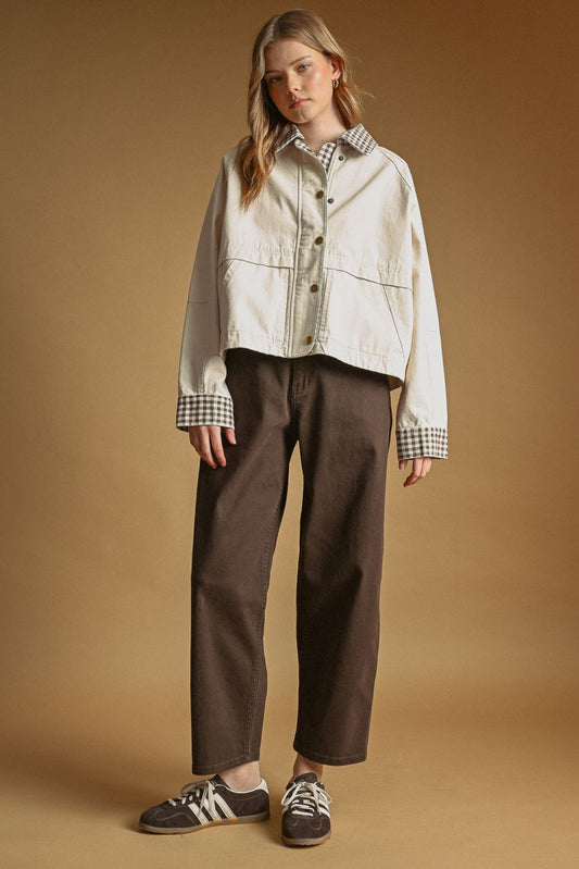 The Hadley Gingham Jacket