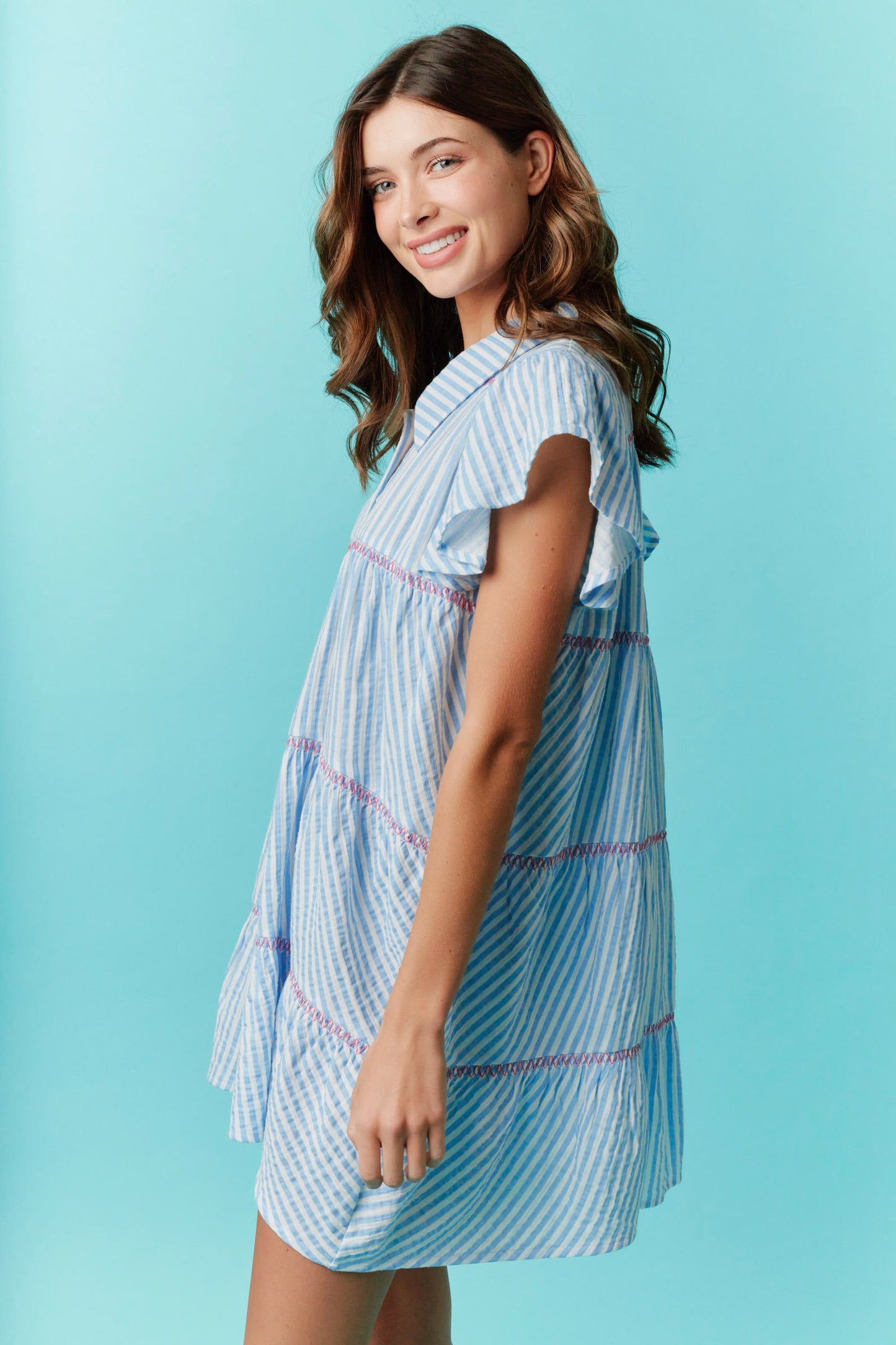 Abigail Striped Dress