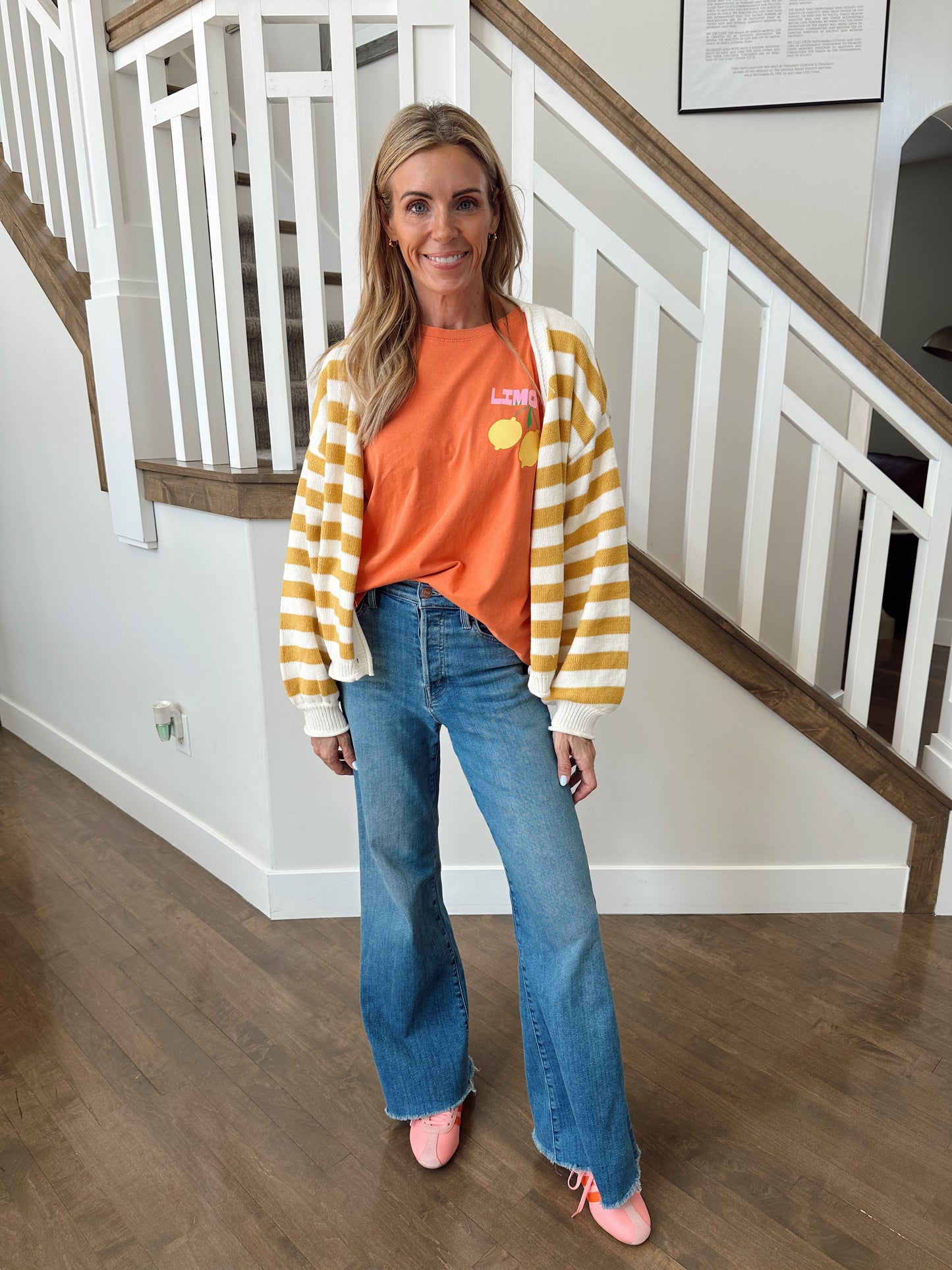 Riley Striped Cardigan