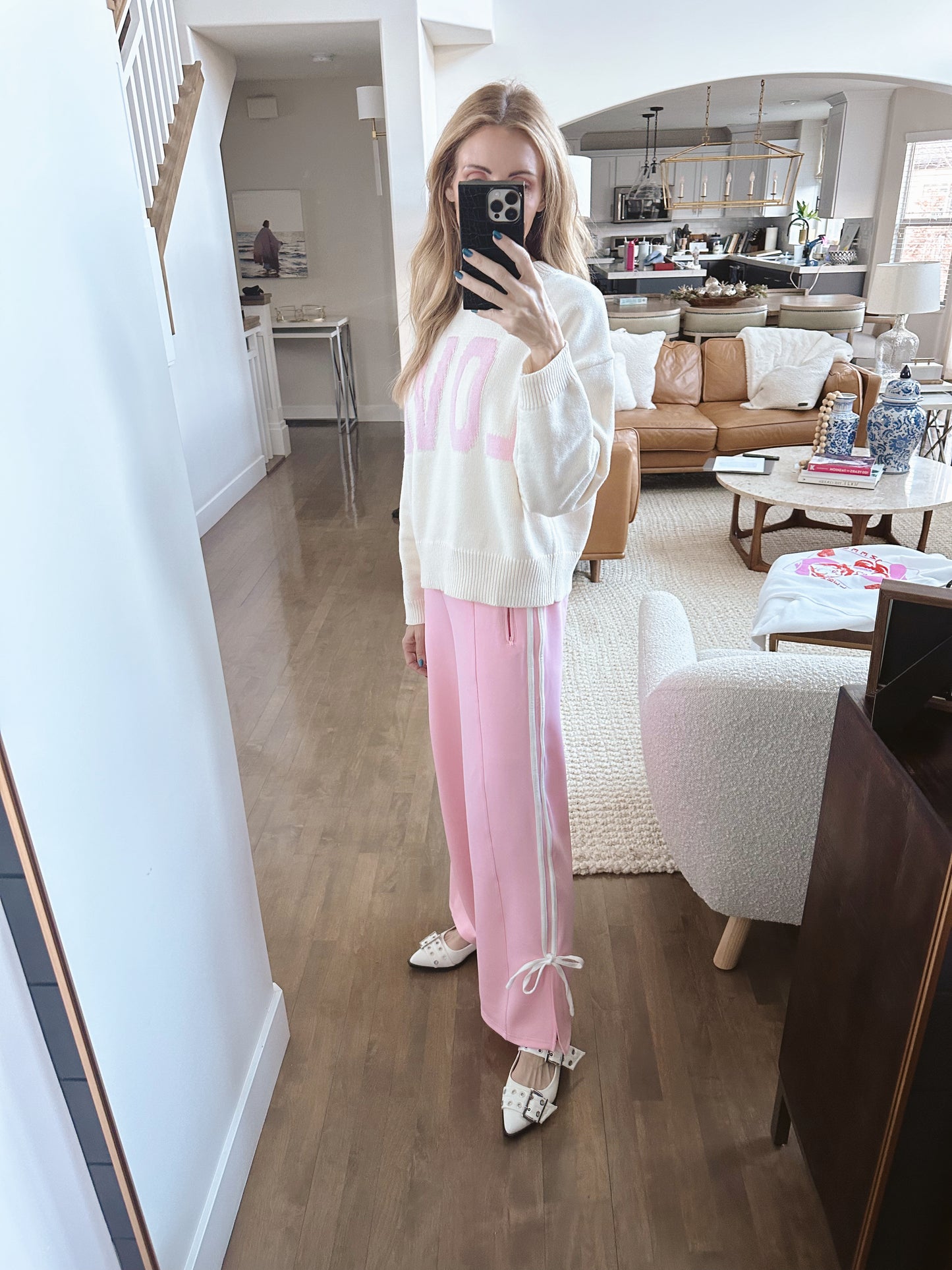 Bow Detail Track Pants