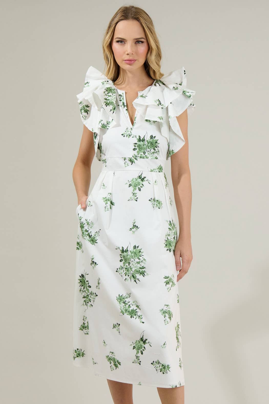 Bristol Floral Midi Dress