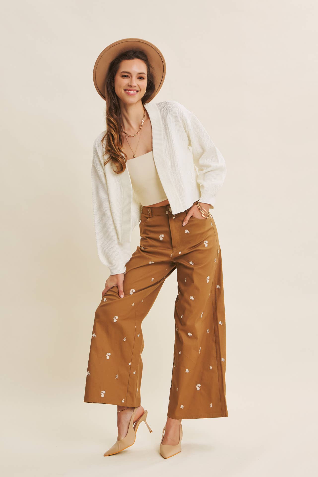 Autumn Bloom Wide Leg Pant